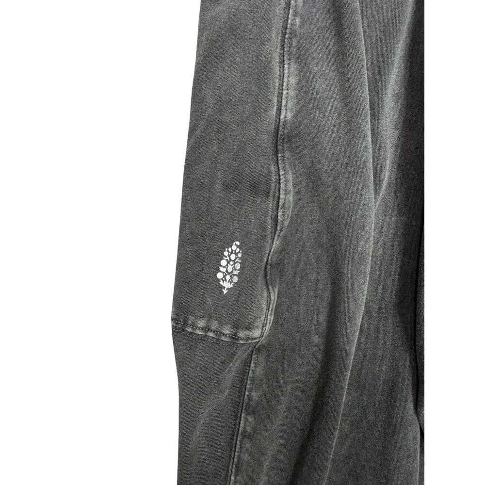 Free People FP Movement Hot Shot One Piece M Jumpsuit Romper Lounge Dark Gray